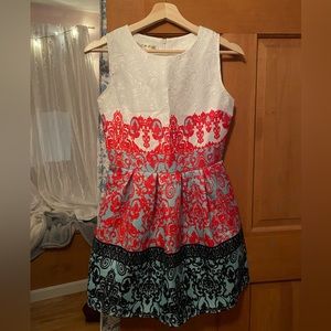 Colorful Asymmetric Dress